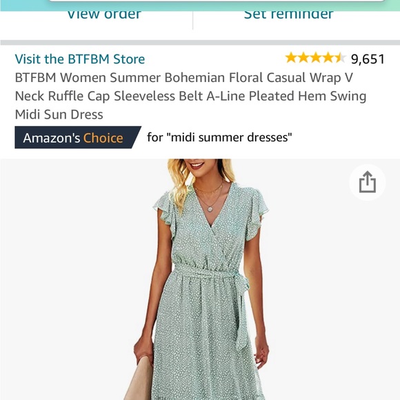 Bohemian A Line Dress NWT - Picture 6 of 6